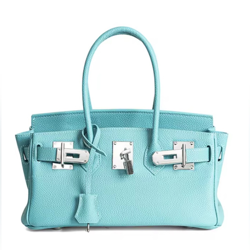 NEW $625 Valencia Geninue Leather Cowhide Leather Bag